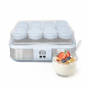 Yogurtera Eléctrica 12 Vasos Celeste