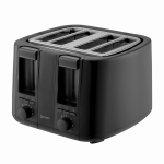 Tostadora Eléctrica 4 Rebanadas Negro