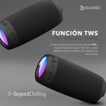 PARLANTE 1200mAh 12W NEGRO
