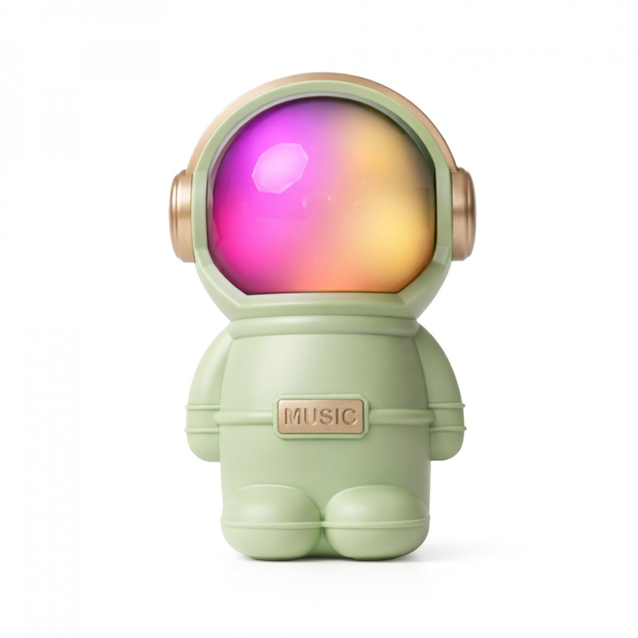 Parlante Astronauta Con Luz Verde