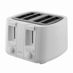 Tostadora Eléctrica 4 Rebanadas Blanco