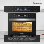Horno Air Fryer Suono 45L Digital Negro