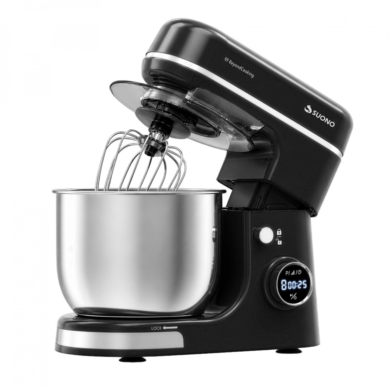 Batidora Planetaria Digital 1300W Negro