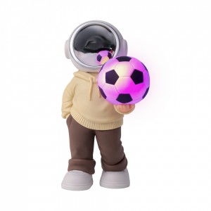 Parlante Futbol Blanco