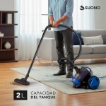 Aspiradora Trineo Ciclónica Suono 2L Negro