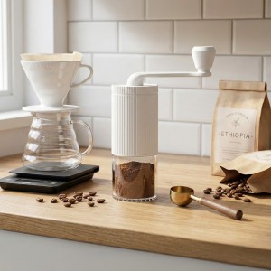 Molinillo Para Café Blanco