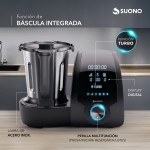 ROBOT DE COCINA 1700W 3,3L 6 A NEGRO