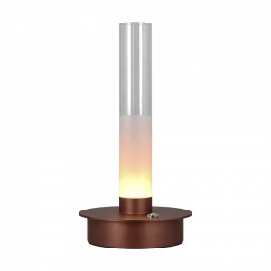 Lampara Florero Marrón