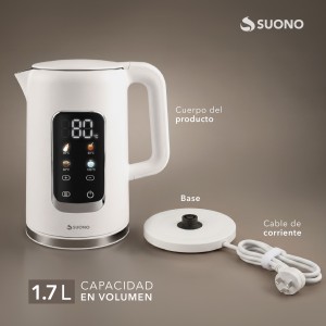 Pava Con Pantalla Digital Gran Blanco