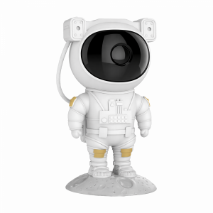 Proyector Astronauta Galaxia Led Blanco