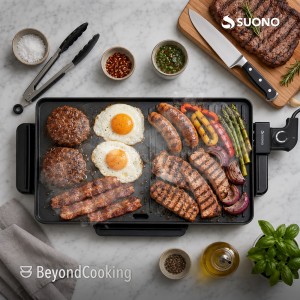 Parrilla Grill Eléctrica 2000W Negro