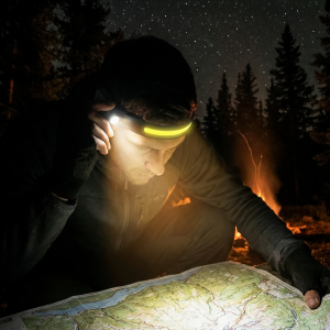 Vincha Luz Led Negro