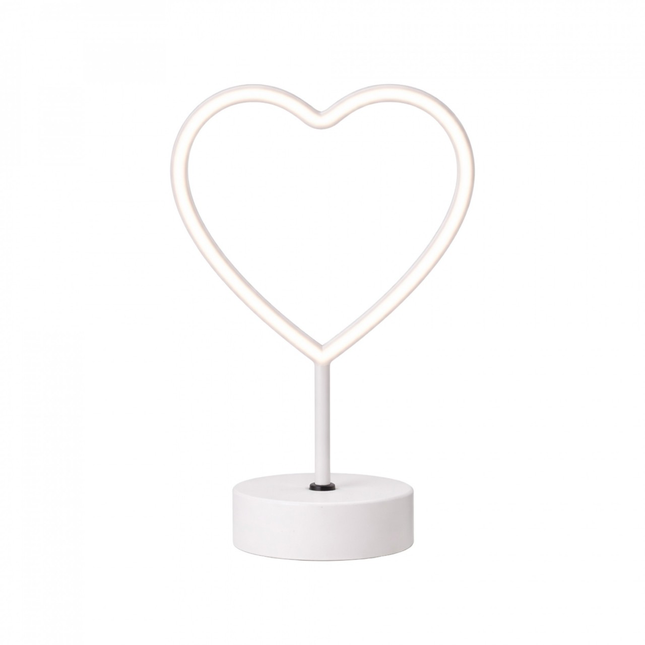 Lampara Corazón Blanco