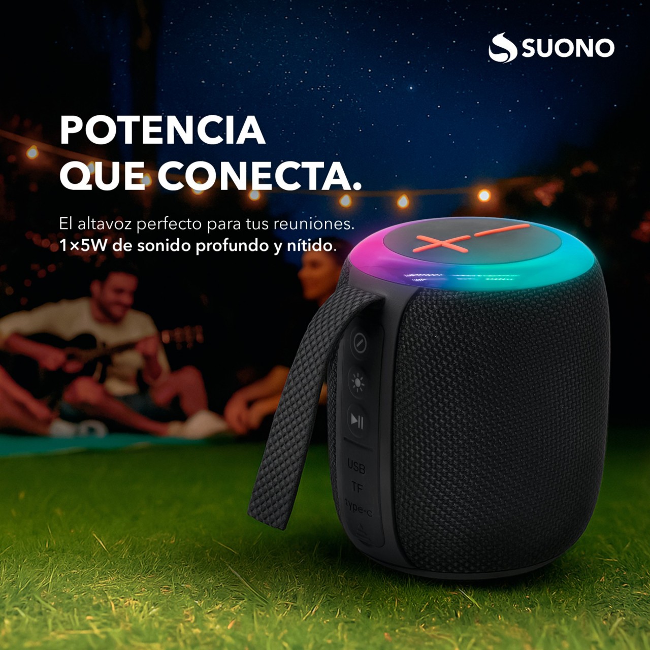 Parlante 1x5W NEGRO