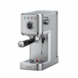Cafetera Espresso 20 Bar Con Cápsulas Acero