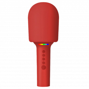 Microfono Parlante Inalámbrico Fm Rojo