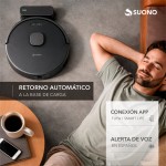 Aspiradora Robot Láser 8000Pa Lidar Negro
