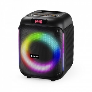 Parlante Bluetooth Suono 6.5" Rgb Negro
