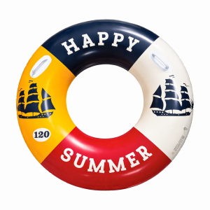 Inflable Salvavidas Marina Azul Y Rojo