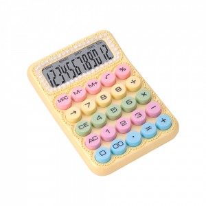 Calculadora Portatil Amarillo