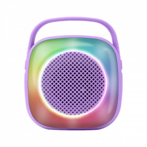 Parlante Portátil Rgb Violeta