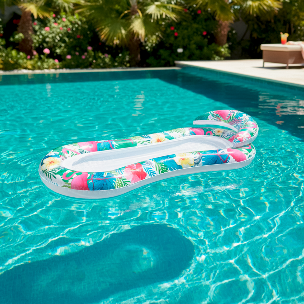 Inflable Colchoneta Mesh Transparente